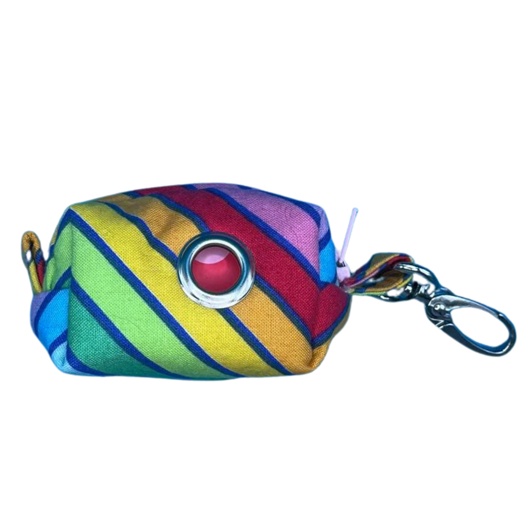 Circus Stripe Poo Bag Holder