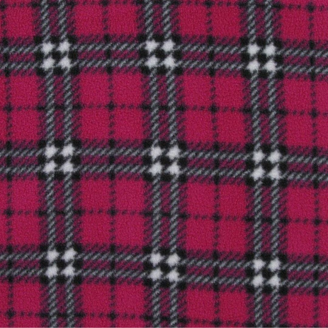 Pink Tartan Snood Fabric