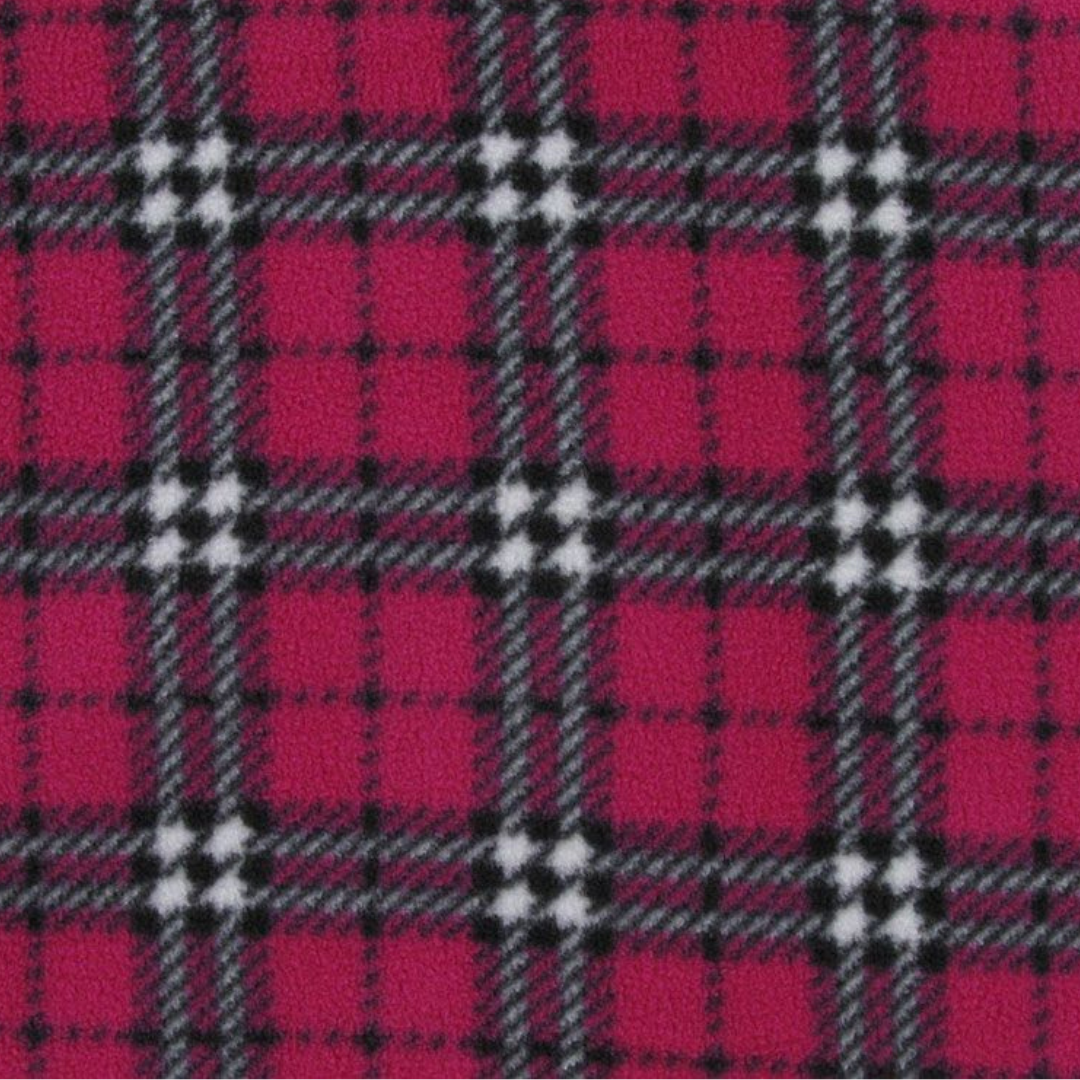 Pink Tartan Snood Fabric