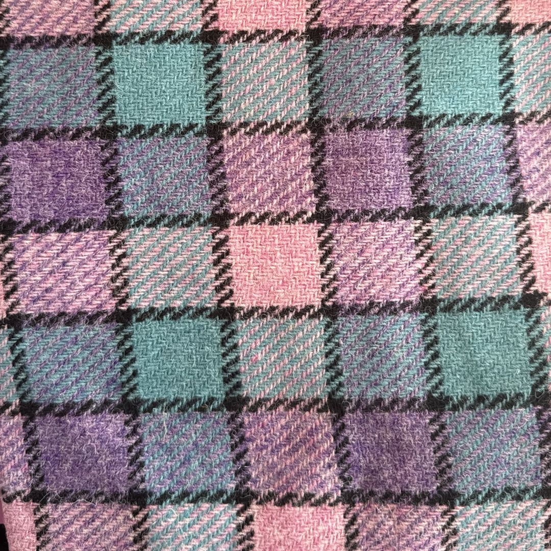Harris tweed lemonade fabric