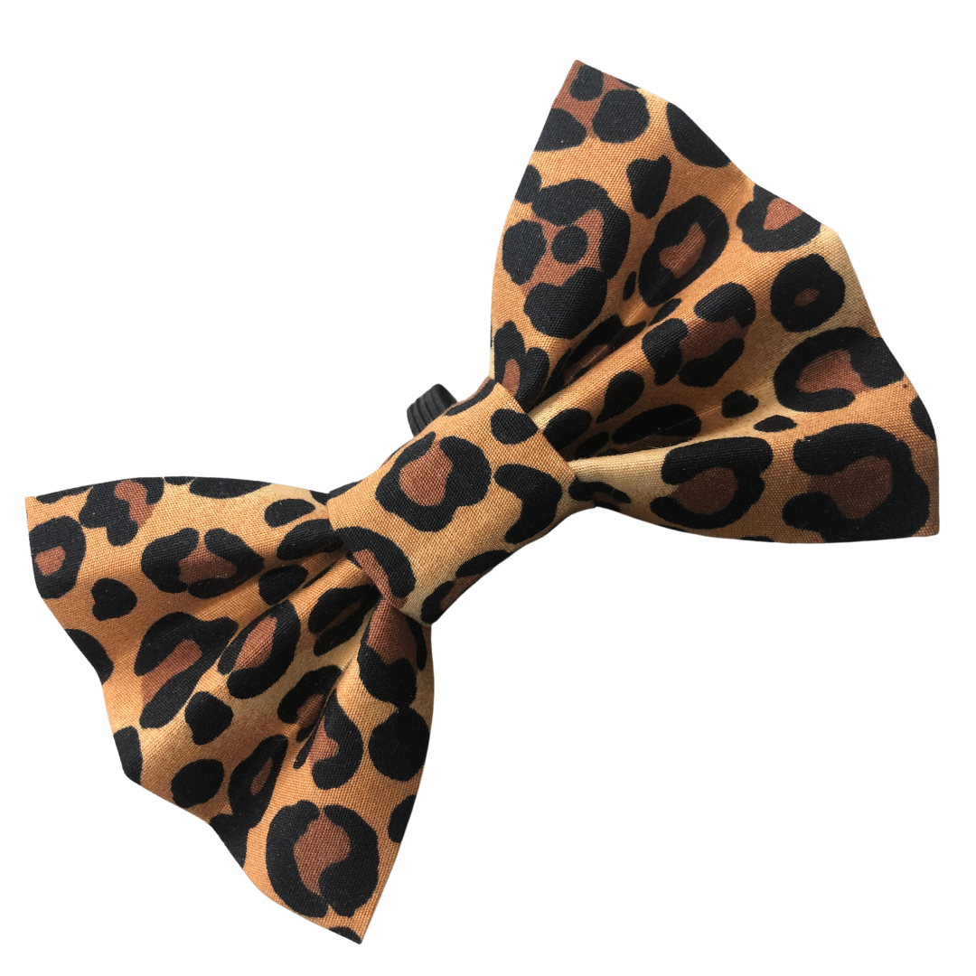 Animal Print Dog Bow Tie