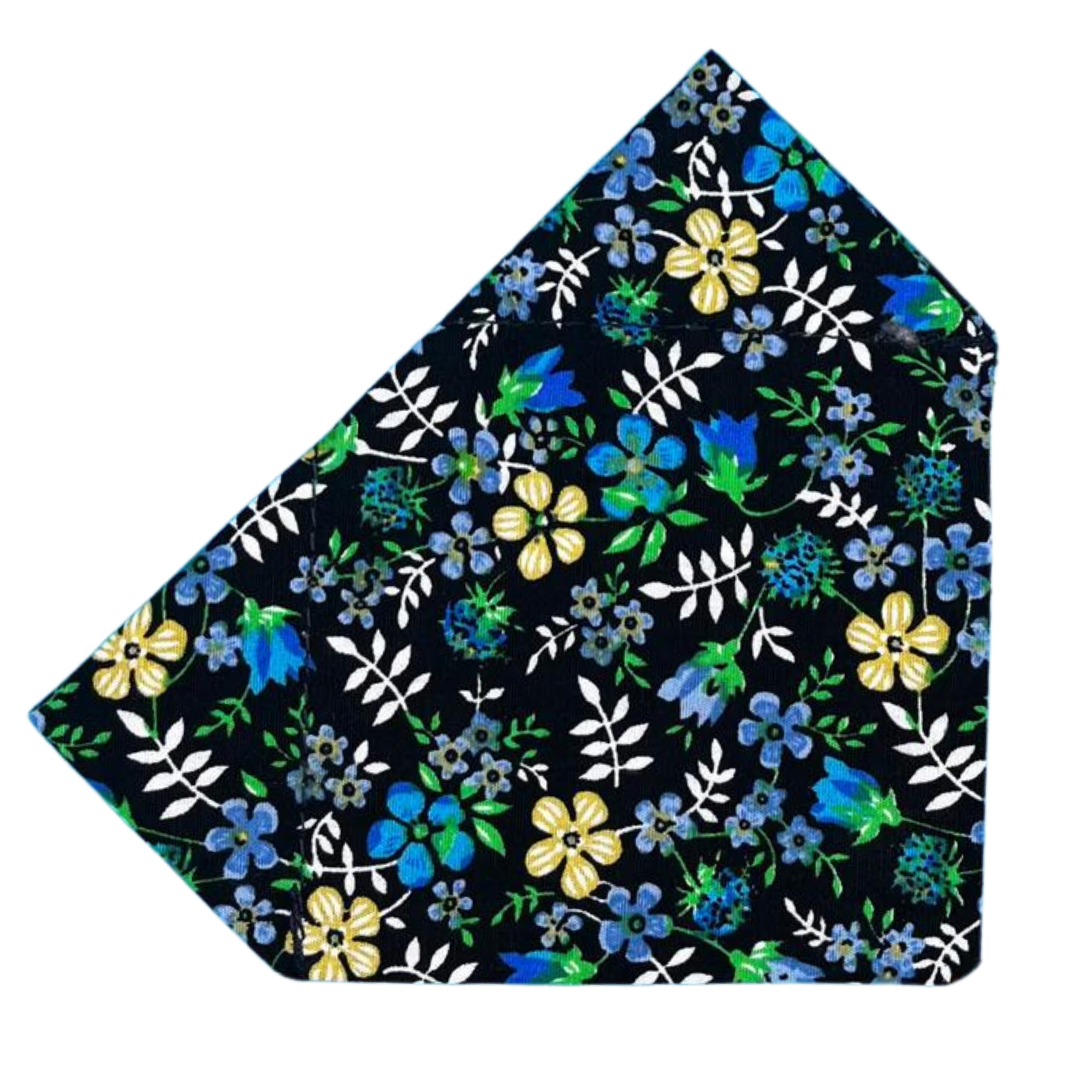 Azure Floral Bandana