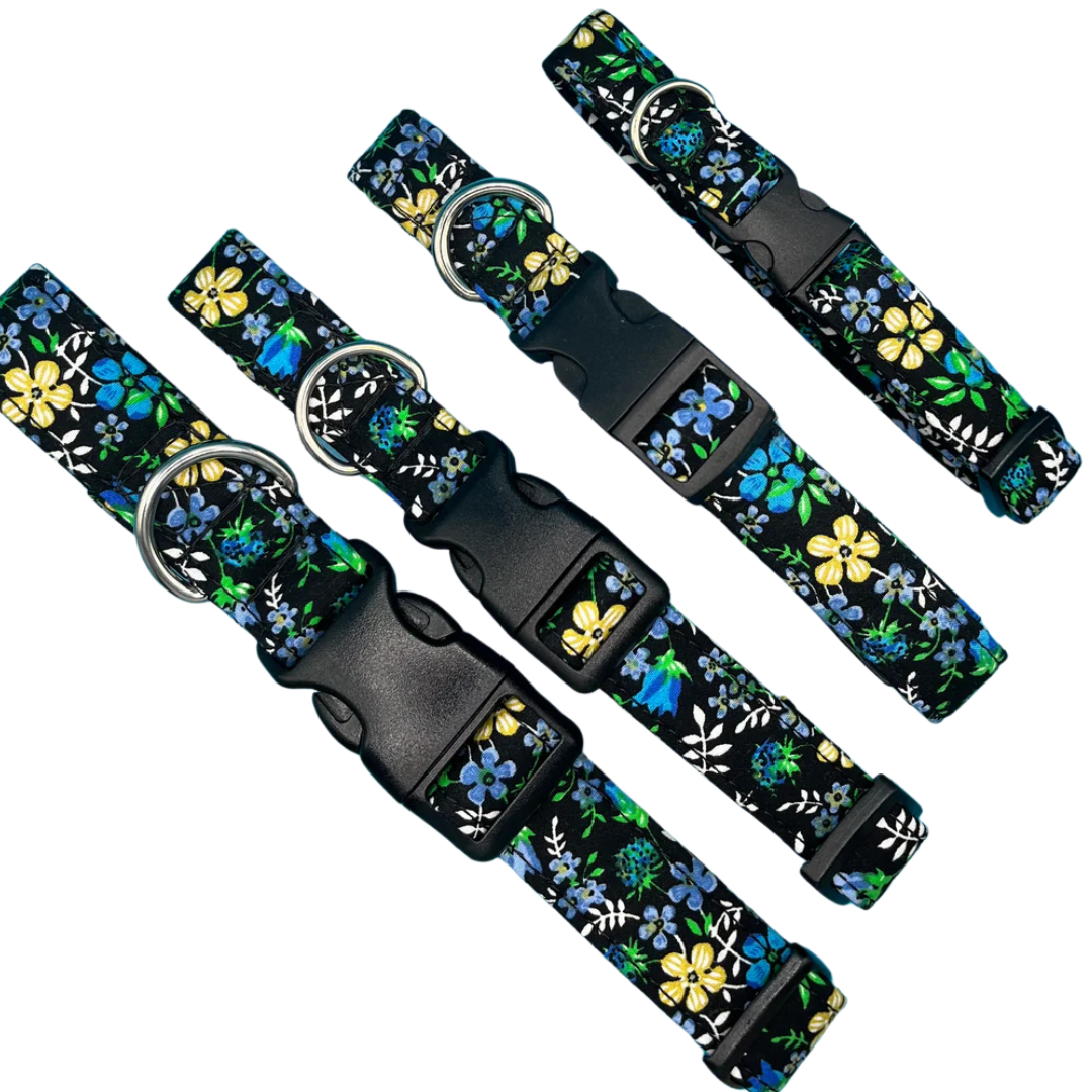 Azure Floral Collar