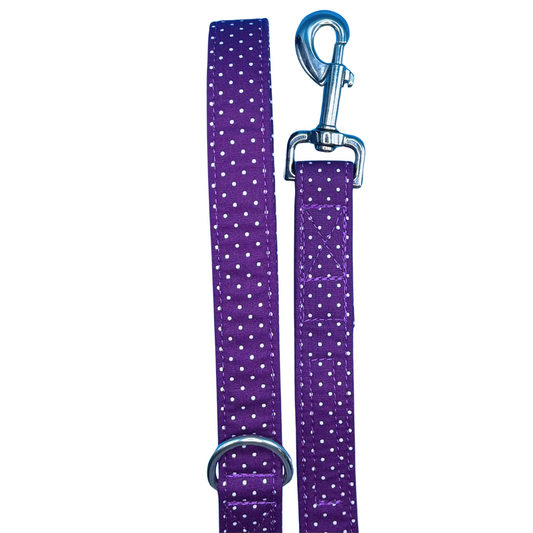 Blackberry Spot Dog Lead