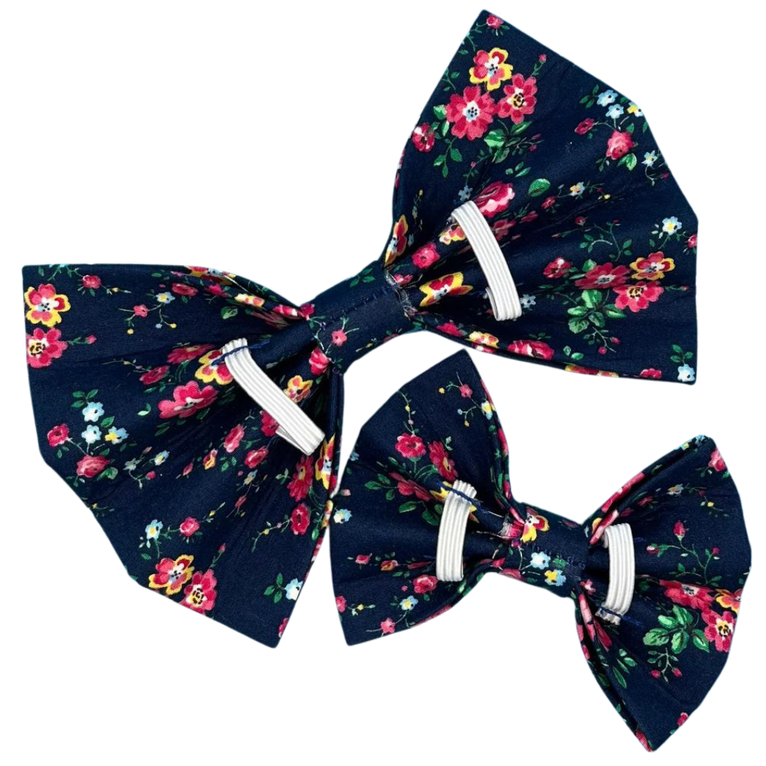 Bloom Floral Dog Bow Tie