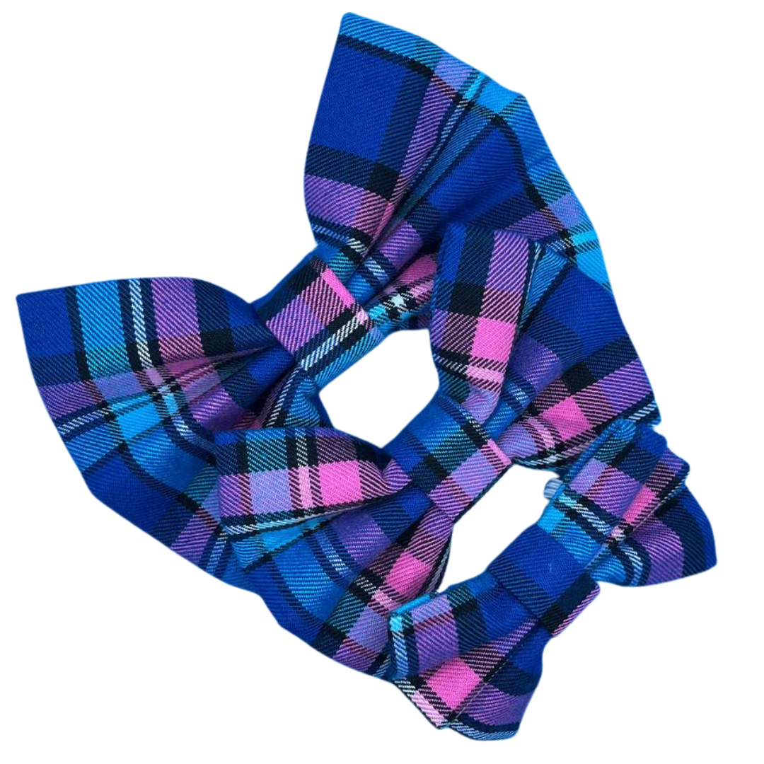 Cambridge Tartan Dog Bow Tie