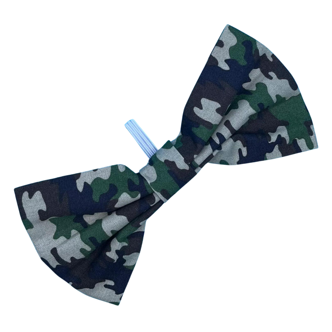 Camo Dog Bow Tie