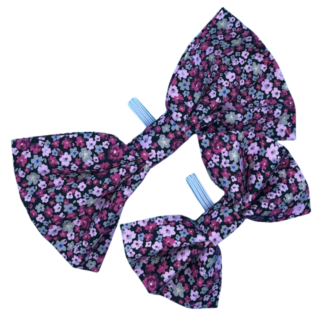 Cherry Blossom Dog Bow Tie