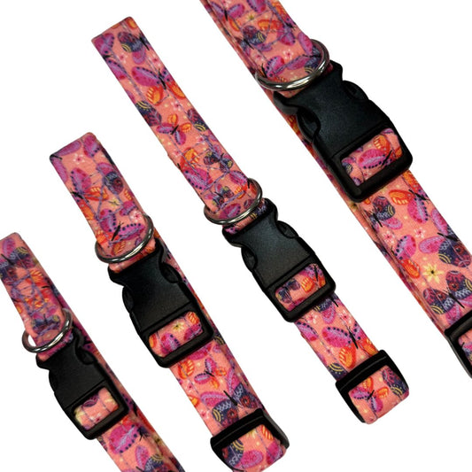 Flutter Fabric Dog Collar
