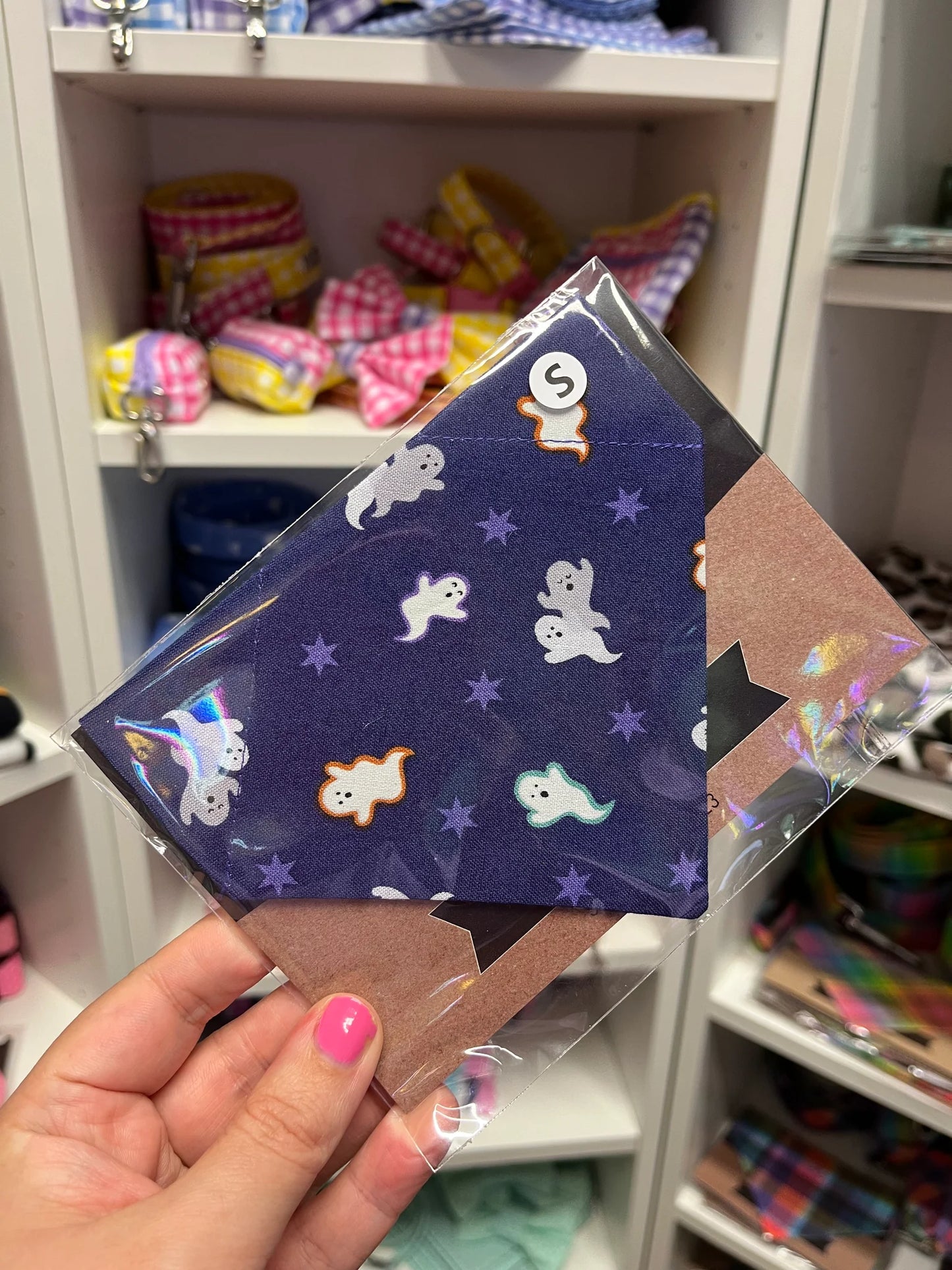 Glow In The Dark Halloween Ghost Bandana