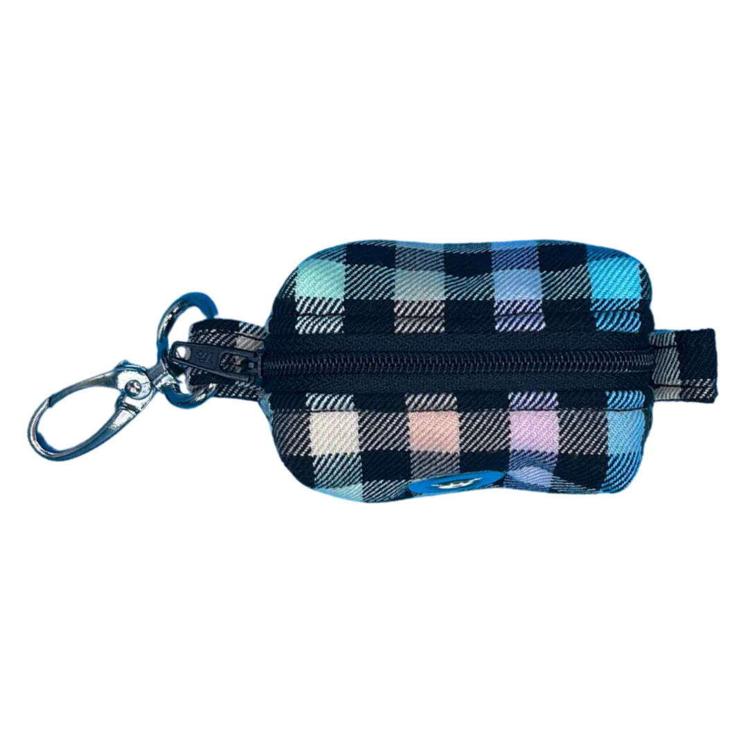 Gingham Rainbow - Poo Bag Holder