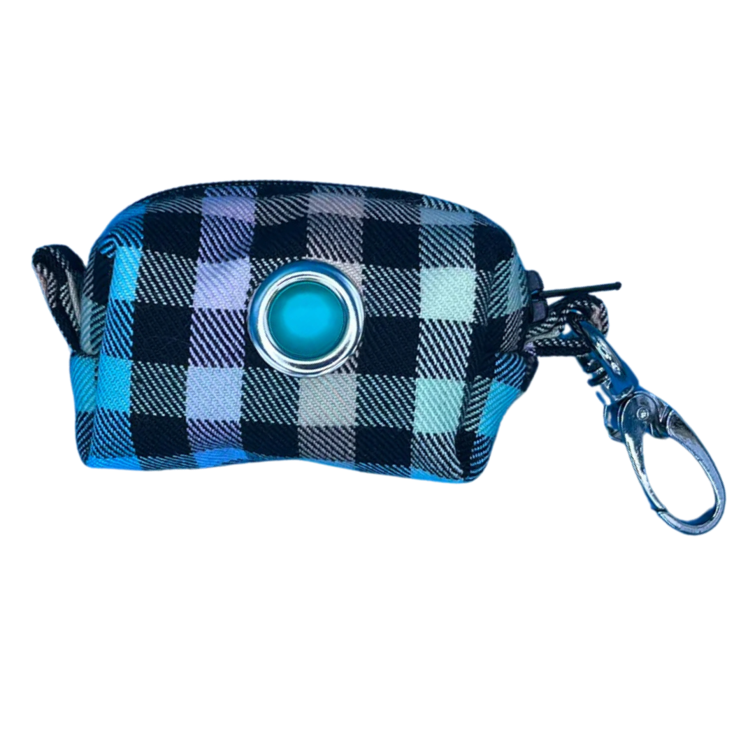 Gingham Rainbow - Poo Bag Holder