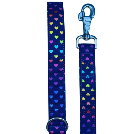 Heart Polka Dot Dog Lead