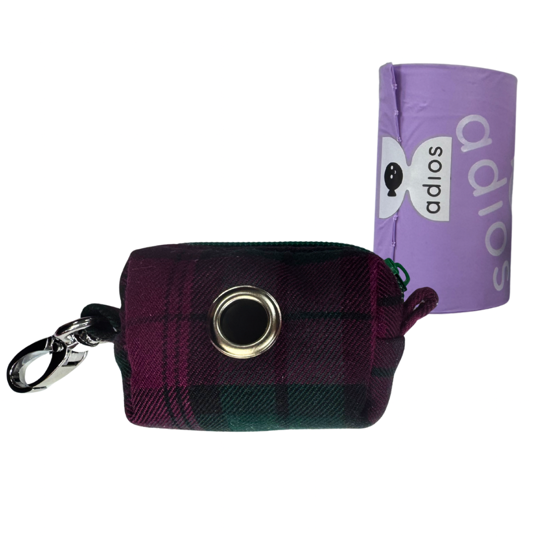 Thistle Tartan  Poo Bag Holder