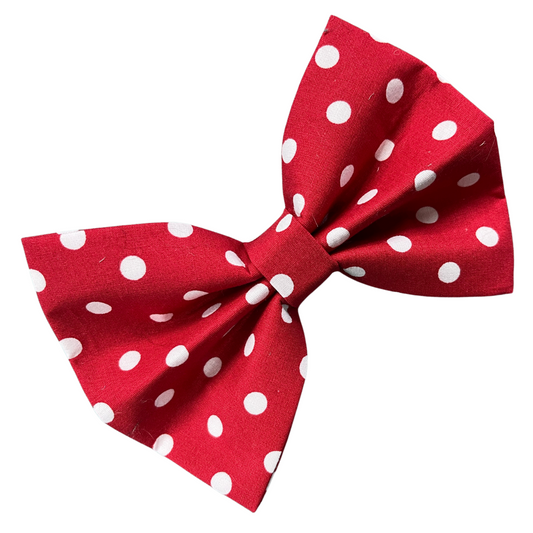 Minnie Polka Dot Dog Bow Tie