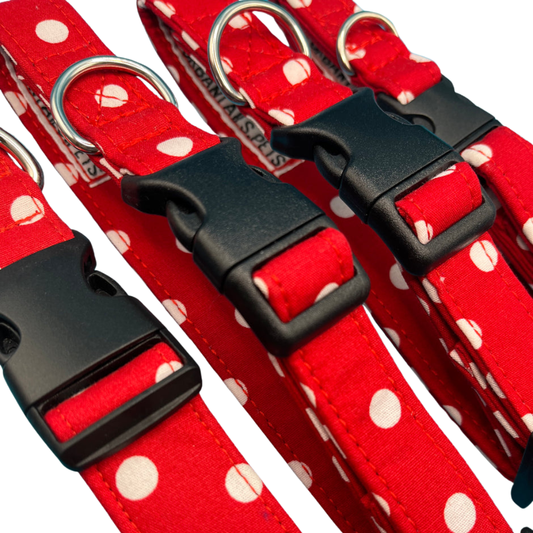 Minnie Polka Dot Dog Collar