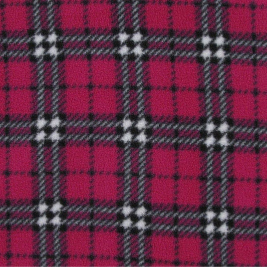 Pink Tartan Snood Fabric 