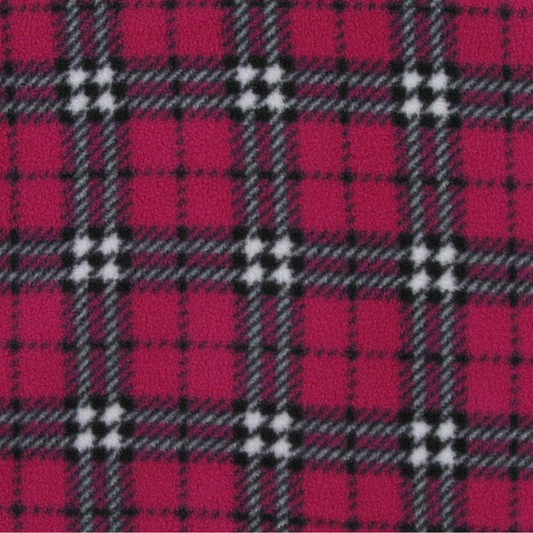 Pink Tartan Snood Fabric 