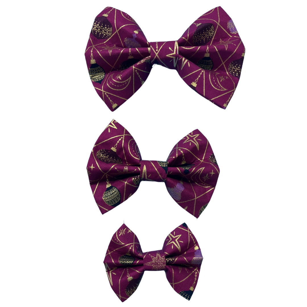 Ornate Christmas  Bow Tie