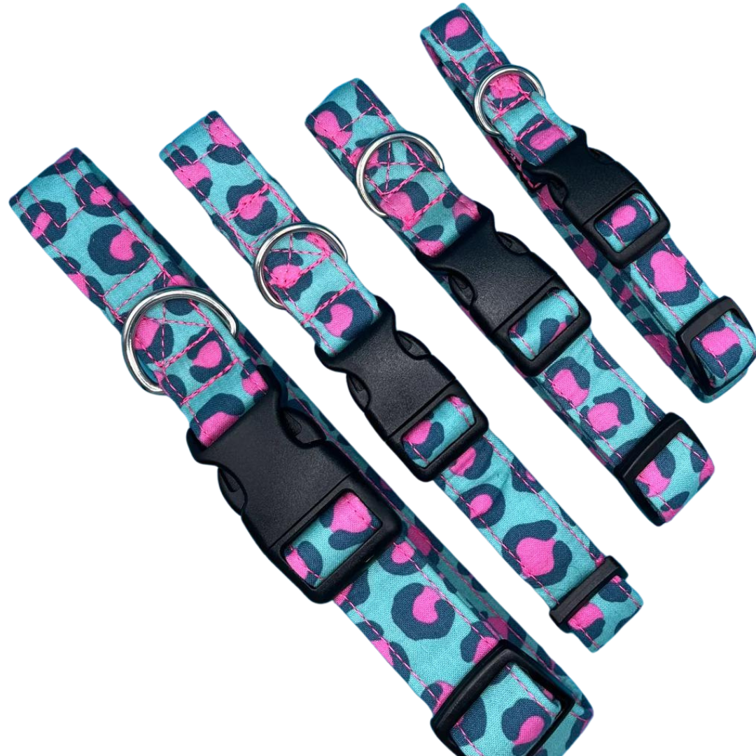 Sassy Leopard Dog Collar