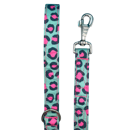 Sassy Leopard Dog Lead