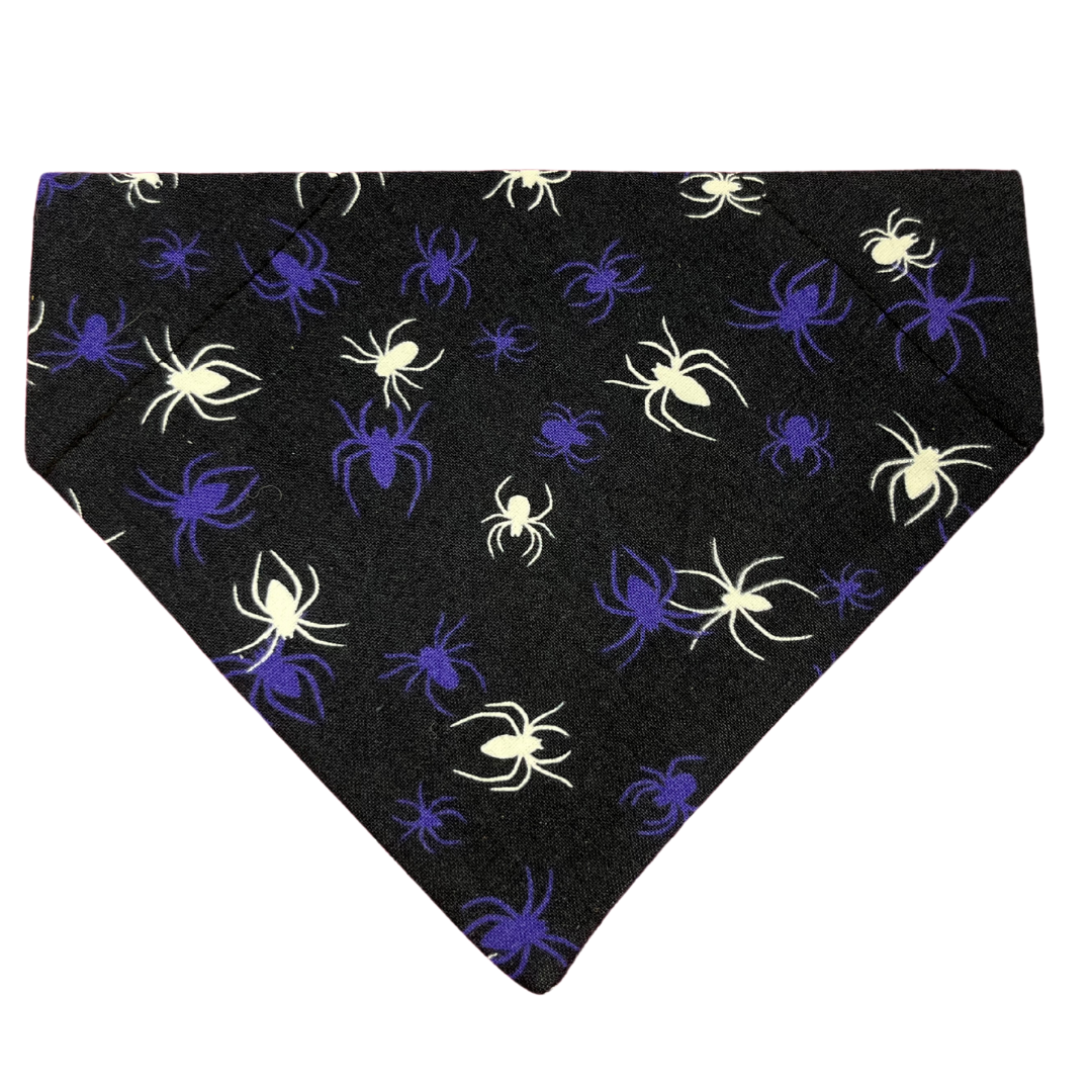 Glow In The Dark Halloween Spider Bandana