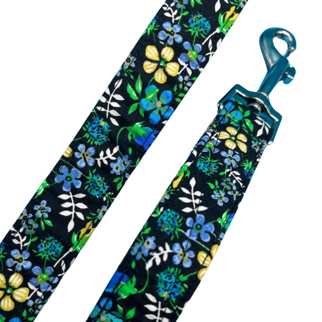 Azure Floral Dog Lead